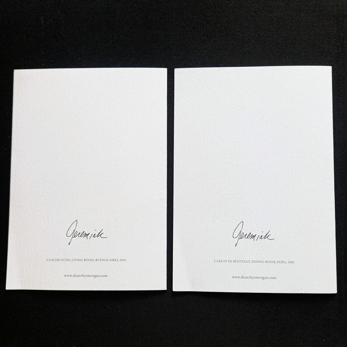 Greeting Card Set: 2 Jeremiah Goodman Interior Art Prints Beistegui Guidi 2010