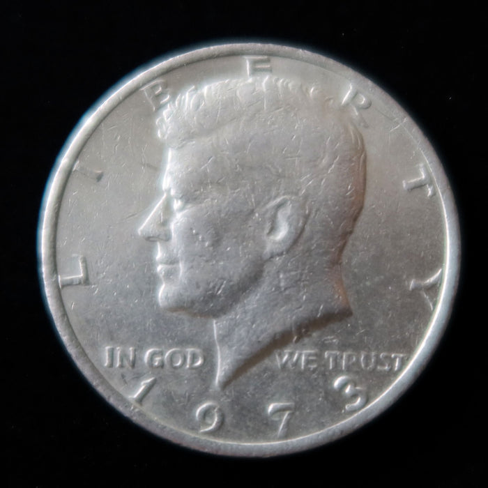 Vintage Kennedy Half Dollar Lot of 4 Sequential 1971-74 Circulated Coin Set