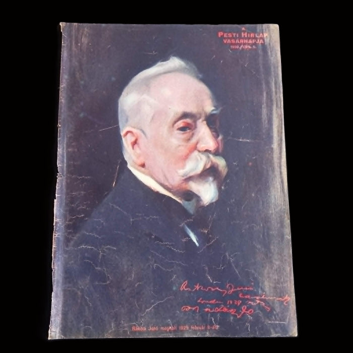 Vintage Ephemera 1930 Jenő Rákosi Portrait & Galicia Photo History Page Hungary