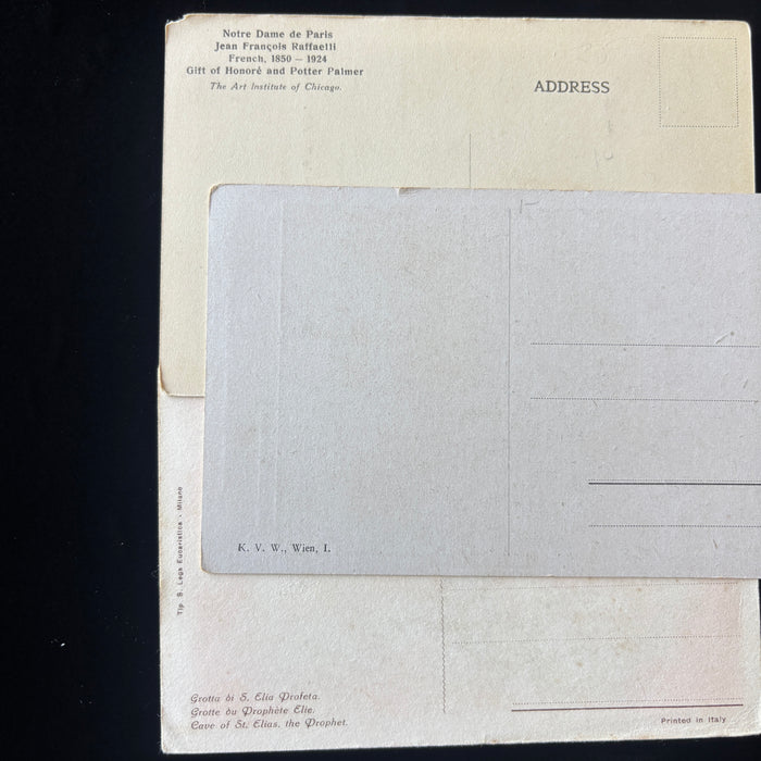 Antique Postcard Lot Catholic Art European Cathedral Nuns Holy Land Biblical Art