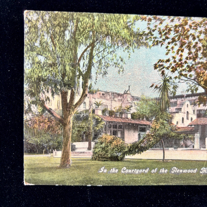 Antique Postcard 1913 Travel Note Glenwood Mission Inn Riverside California
