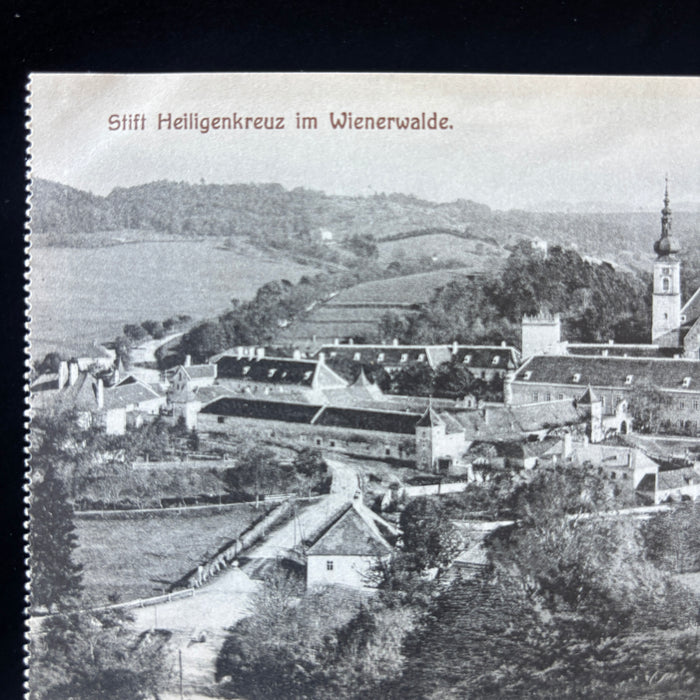 Antique Postcard Lot Stift Heiligenkreuz Austria Vienna Woods Abbey Monastery