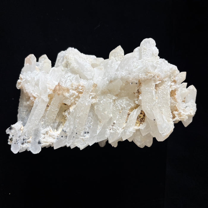Clear Quartz Cluster Double-Sided Crystal Pyrite Sphalerite 5.4lb