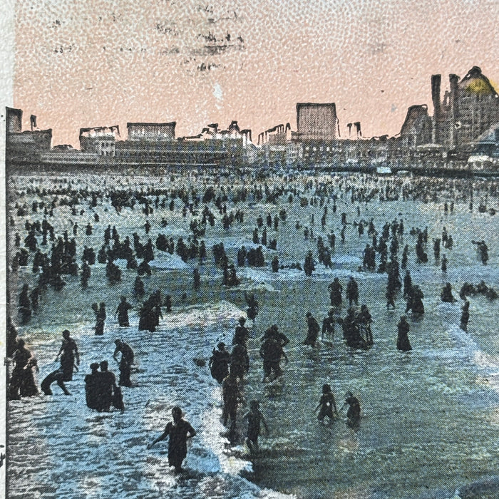 Vintage Postcard 5-Lot Diving Horse Steel Pier Beach Atlantic City NJ Ocean