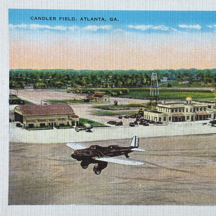 Vintage Postcard Lot Rail to Air Atlanta GA Terminal Station Airport Car Viaduct