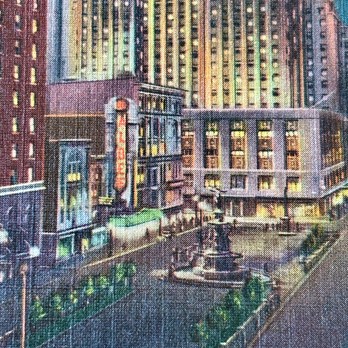 Vintage Postcard 1937 Shaved In Bus Cincinnati OH Carew Tower Social History