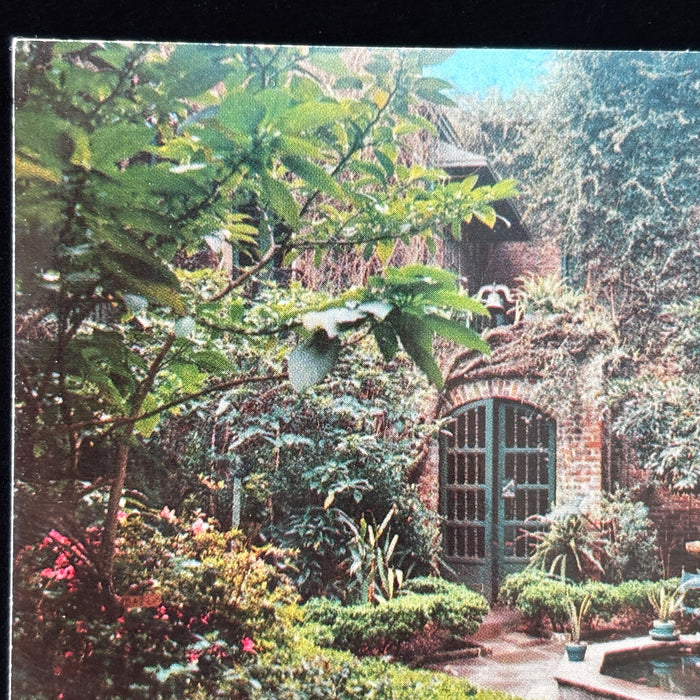Vintage Postcard New Orleans Little Theatre Historic Patio Garden French Quarter