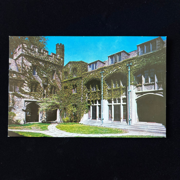 Vintage Postcard Quadrangle University Chicago Disciples Divinity House Illinois
