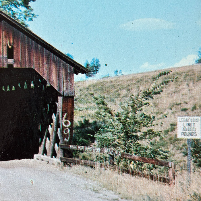 Vintage Postcard Lot Covered Bridges Vermont Americana Chiselville Martins Mill