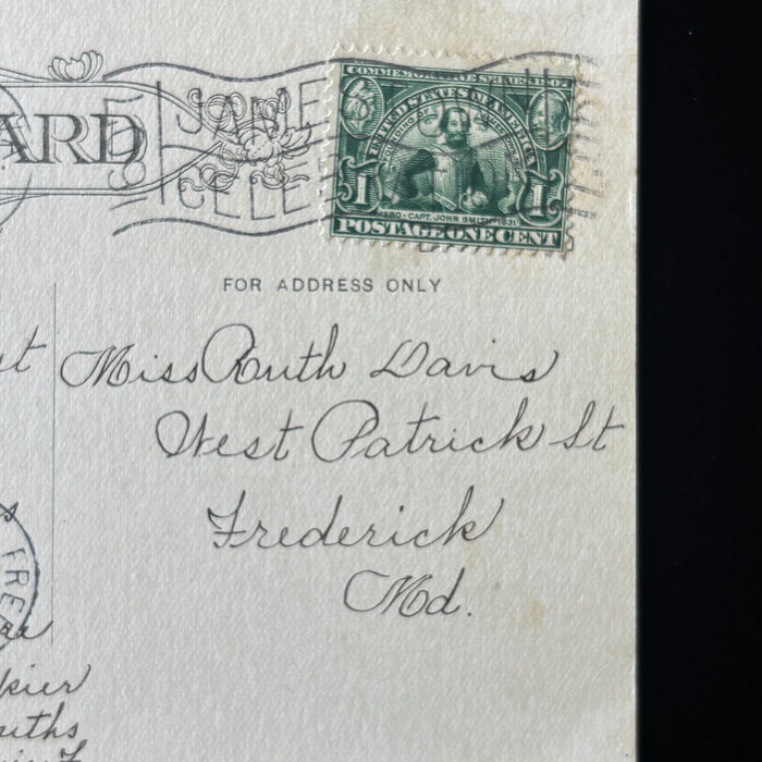 Antique Postcard 1907 Married Life Irony Jamestown Expo Norfolk VA Comic Romance