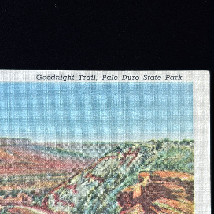 Vintage Postcard Lot Texas Blue Car Palo Duro State Park Mission San Antonio Set