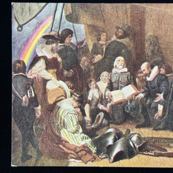 Antique Postcard Lot DC Rotunda Paintings Surrender Cornwallis Pilgrims Rainbow