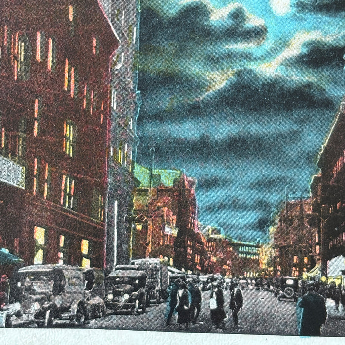 Vintage Postcard Lot Upstate New York Day Night Street Cars Binghamton Lakeside
