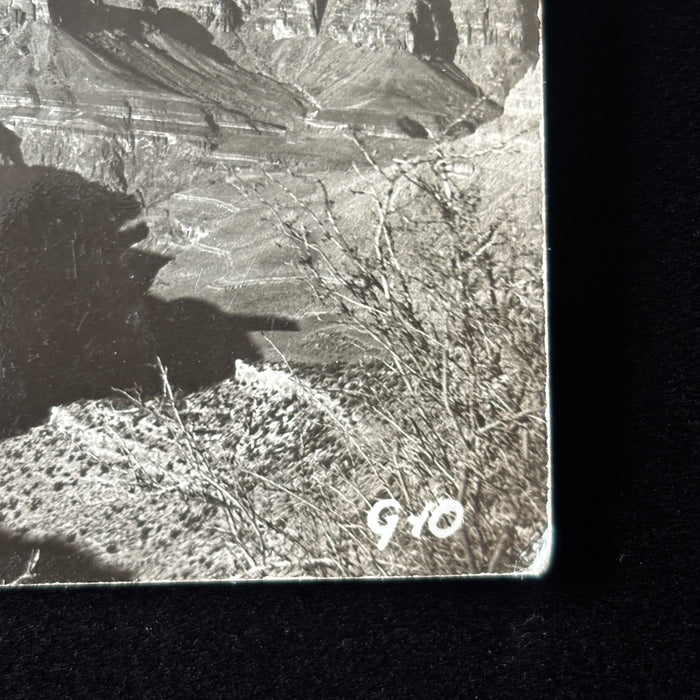 Vintage Postcard 1949 RPPC Grand Canyon From Grand View Point Arizona Travel