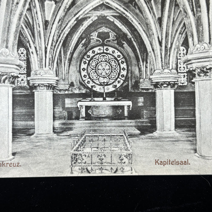Antique Postcard Lot Austria Stift Heiligenkreuz Abbey Medieval Architecture