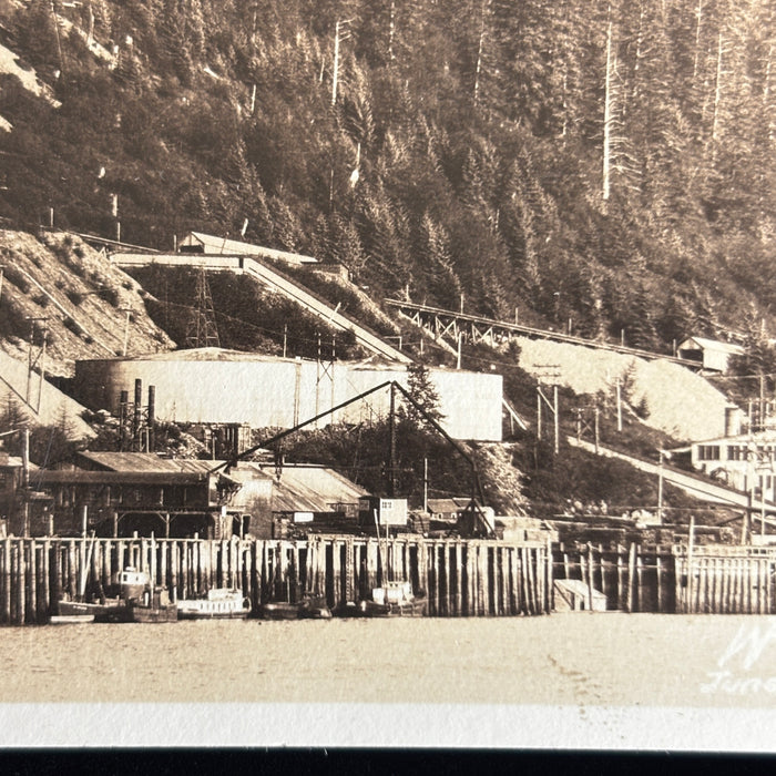 Vintage Postcard RPPC Juneau Alaska Gold Mining Mill History Permit Disappointed