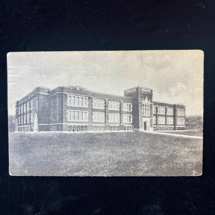 Antique Postcard 1916 Blow Horn Glen Nor High School Glenolden Norwood PA to WI