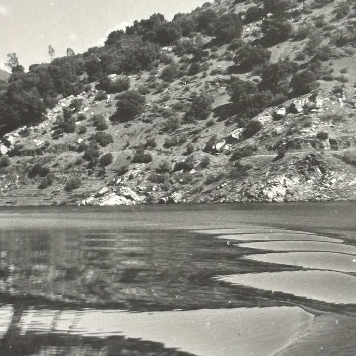 Vintage Postcard RPPC Shasta Lake California Waves Hillside Eastmans Studio