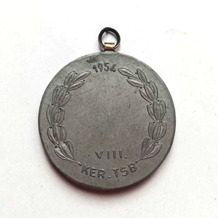 1954 Hungarian Budapest 8th District Sports Championship Vintage Medal