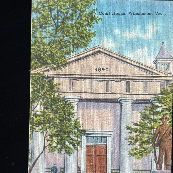 Vintage Postcard Lot Virginia History Winchester Court House Lee Chapel Fairfax