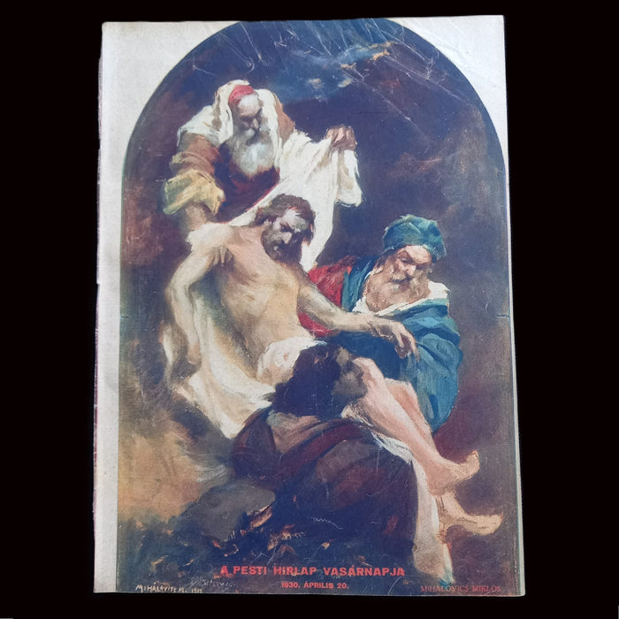Vintage Ephemera 1930 Descent from the Cross Miklós Mihalovits 3000 Year Old Jazz Band