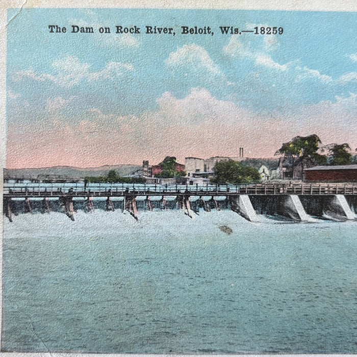 Vintage Postcard Lot Wisconsin Door County Dells Beloit Lighthouse Lake Boat Dam