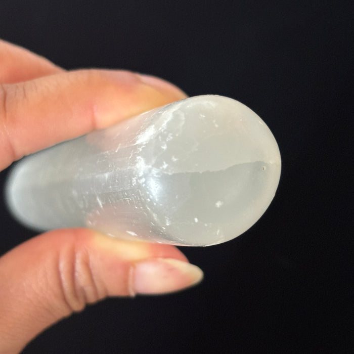 Selenite Wand White Satin Spar Cleansing Massage Stone