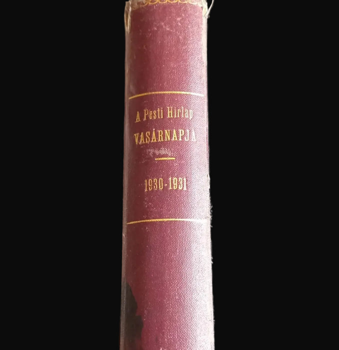 a pesti hirlap vasarnapja 1930 - 1931 konyv vintage book