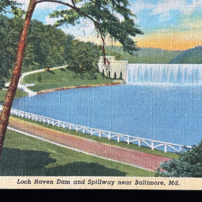 Vintage Postcard Lot Baltimore Pride War Memorial Plaza Loch Raven Dam Spillway