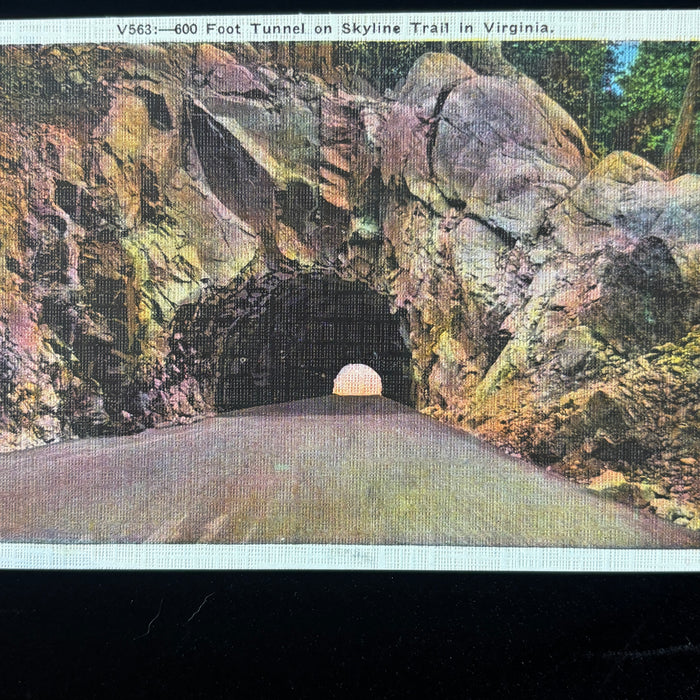 Vintage Postcard Lot Tunnel Blue Ridge Mountain Skyline Trail Virginia Road Trip