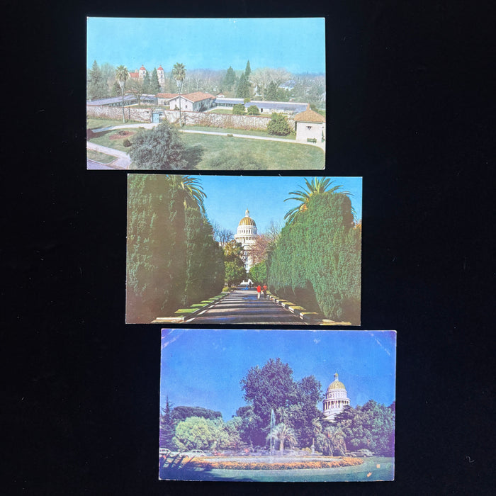 Vintage Postcard Lot Sacramento California Capitol Park Sutters Fort Union 76