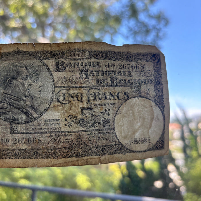 Vintage Banknote Lot 1909 Russia 1929 Hungary 1938 Belgium Historic Collection