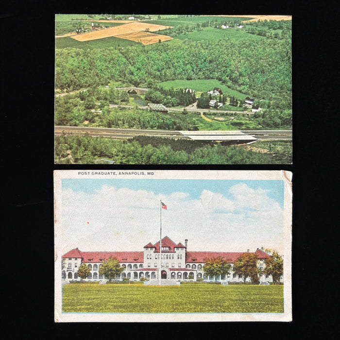 Vintage Postcard Lot Annapolis Naval Academy Casselman Bridge Evolution Maryland