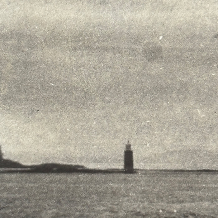 Antique Postcard Thwaites RPPC Lonely Eldred Rock Lighthouse Alaska Territory