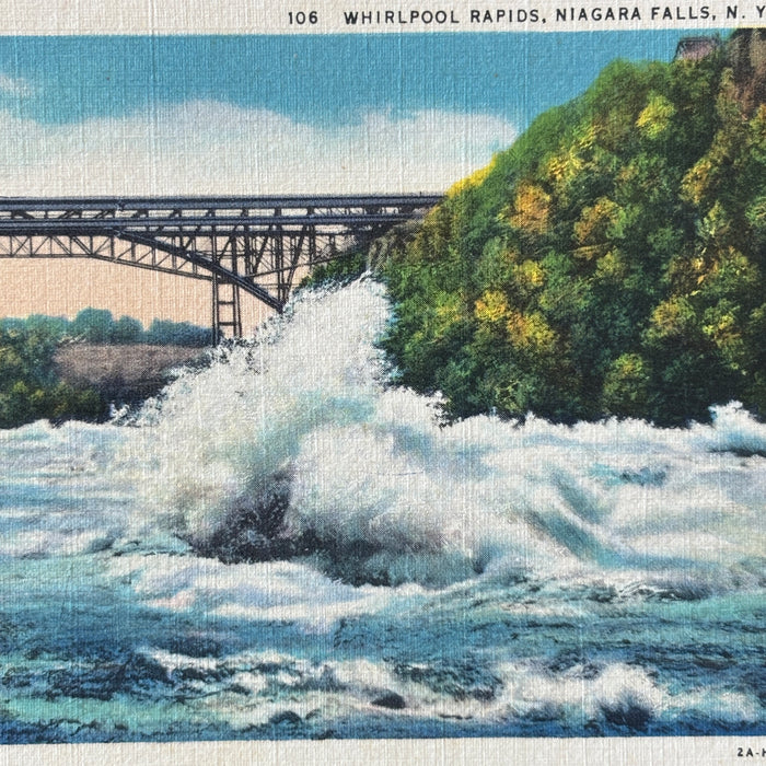 Vintage Postcard Lot Bridges Niagara Falls Peace Steel Arch Whirlpool Rapids NY