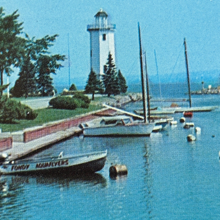 Vintage Postcard Lot Wisconsin Door County Dells Beloit Lighthouse Lake Boat Dam