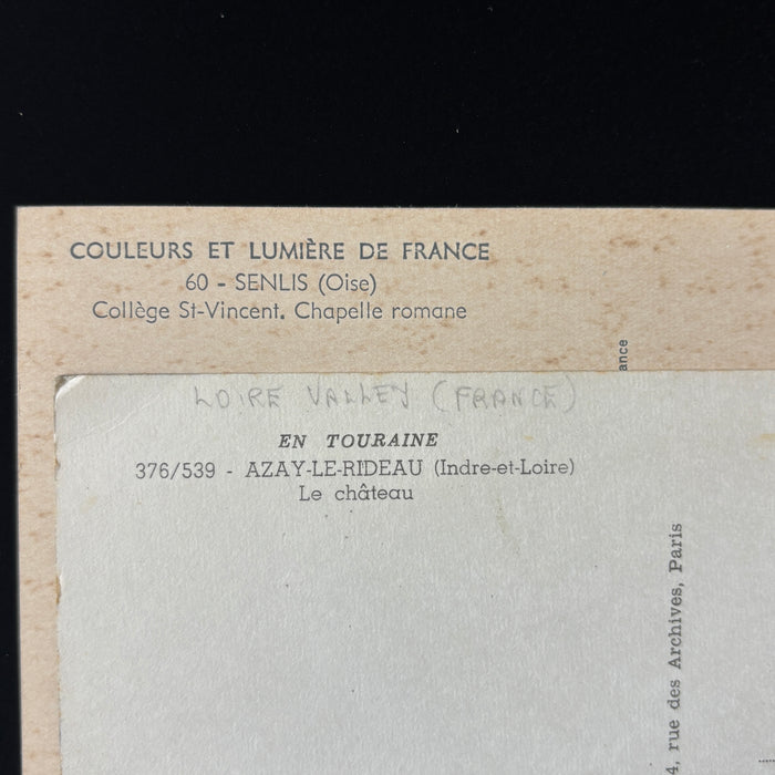 Vintage Postcard Lot France Castle Chateaux Architecture Social History Ephemera