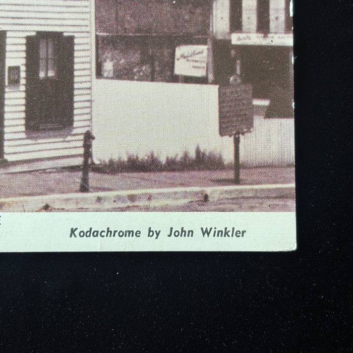 Vintage Postcard 1952 Mark Twain Boyhood Home Bridge Hannibal MO John Winkler