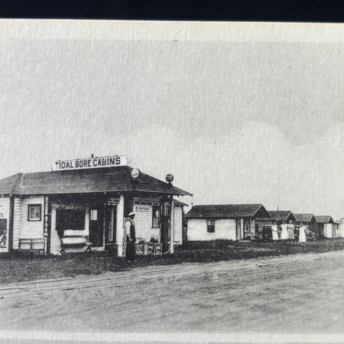 Vintage Postcard Lot Gas Station Tidal Bore Cabins Hotel Moncton N.B. Canada