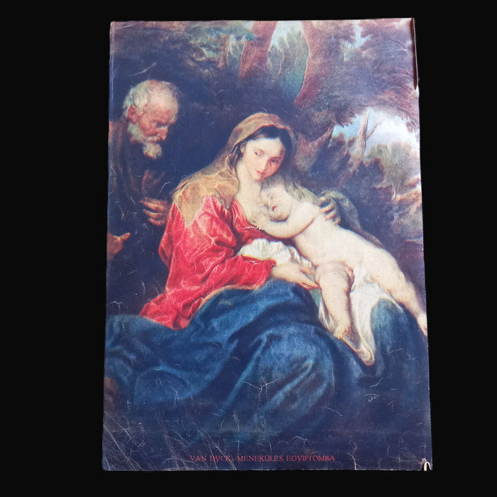 Vintage Ephemera 1930 Flight into Egypt Anthony van Dyck Pesti Hírlap European Art