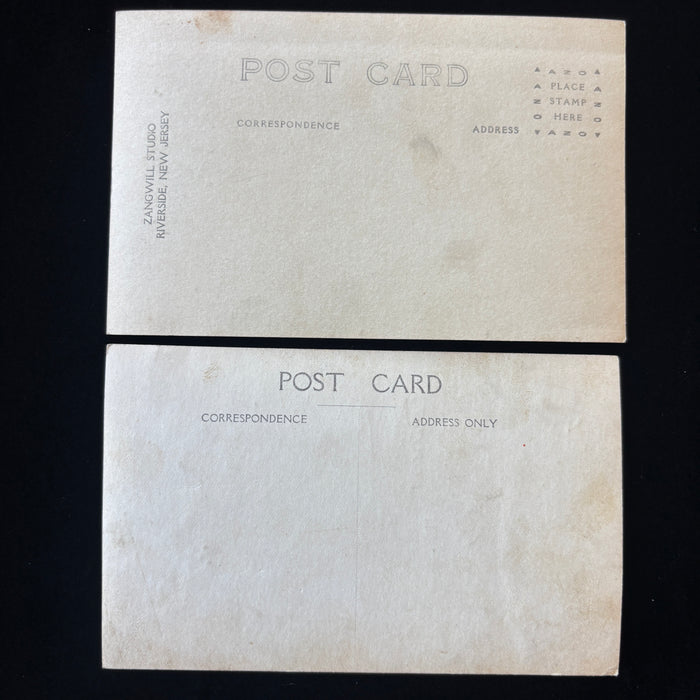 Antique Postcard Lot WWI US Army Doughboy RPPC British Riverside New Jersey