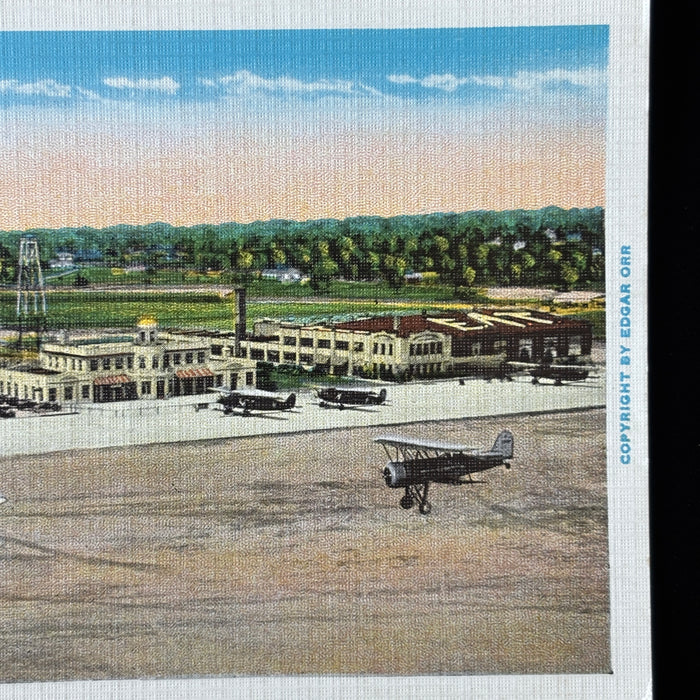 Vintage Postcard Lot Rail to Air Atlanta GA Terminal Station Airport Car Viaduct