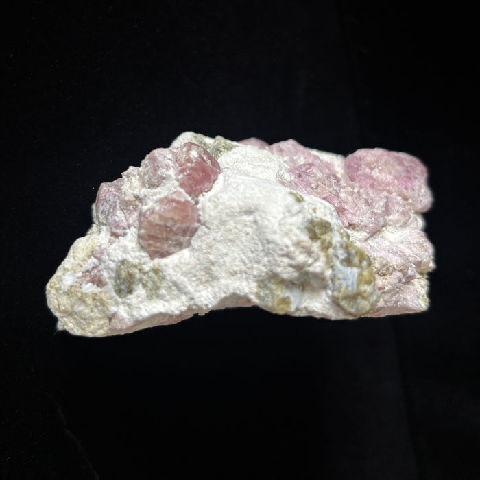 Garnet Cluster Pink Green Grossular Gemstone Specimen