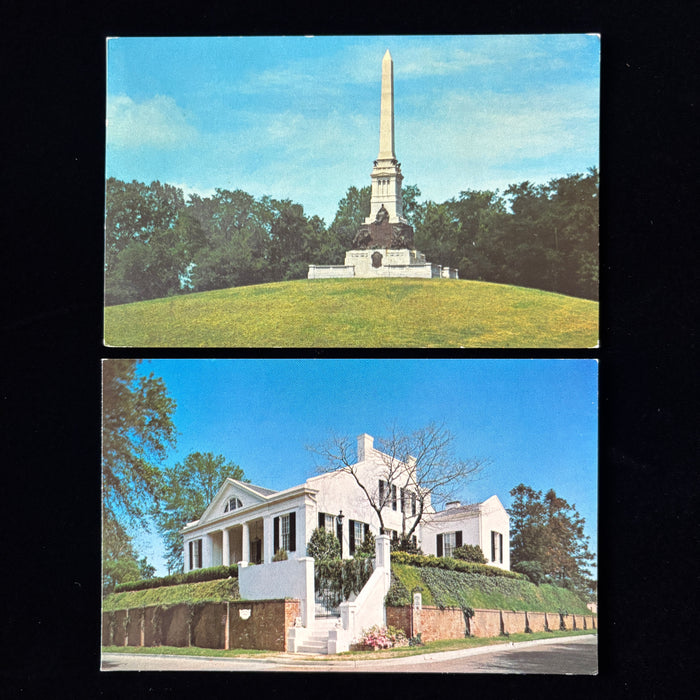 Vintage Postcard Lot Mississippi Civil War Vicksburg Military Natchez Cherokee