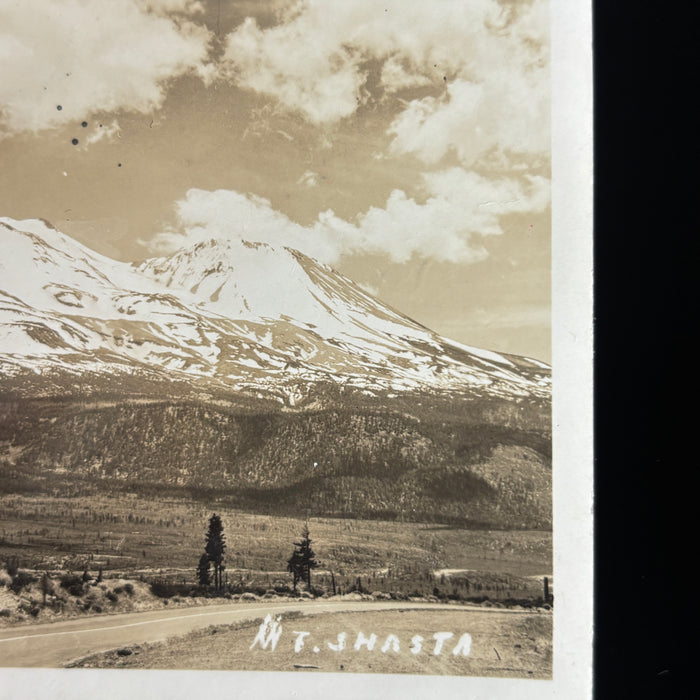 Vintage Postcard Lot RPPC Mt Shasta California Snowy Mountain Landscape Views