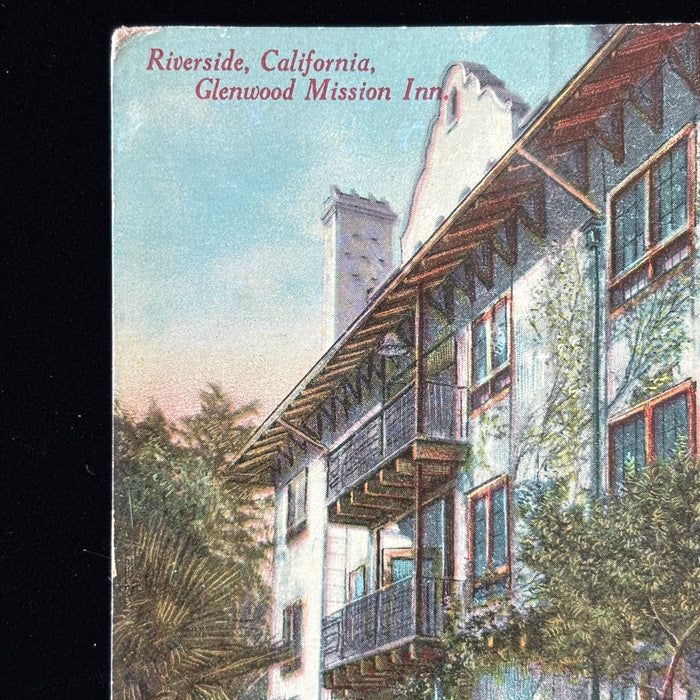 Vintage Postcard Lot Riverside Glenwood Mission Inn Cataldo Mission California