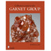 Book cover of 'Collector's Guide to the Garnet Group' with a garnet crystal image on an orange background.