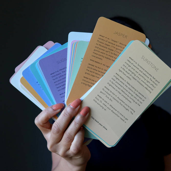 Crystals: The Stone Deck 78 Cards to Energize Your Life