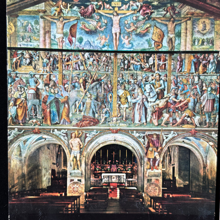 Vintage Postcard Lot Art History Lugano Switzerland S Maria Degli Angioli Church