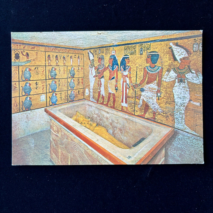 Vintage Postcard Lot King Tut Ankh Amun Tomb Sarcophagus Baboons Egypt Set